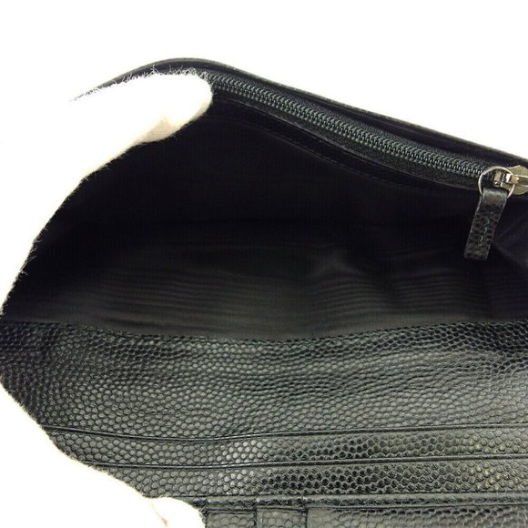 Salvatore Ferragamo Long Wallet Ganchini Leather Authentic USED - Picture 11 of 11